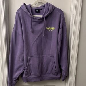 Vans Purple Hoodie with Black Tag